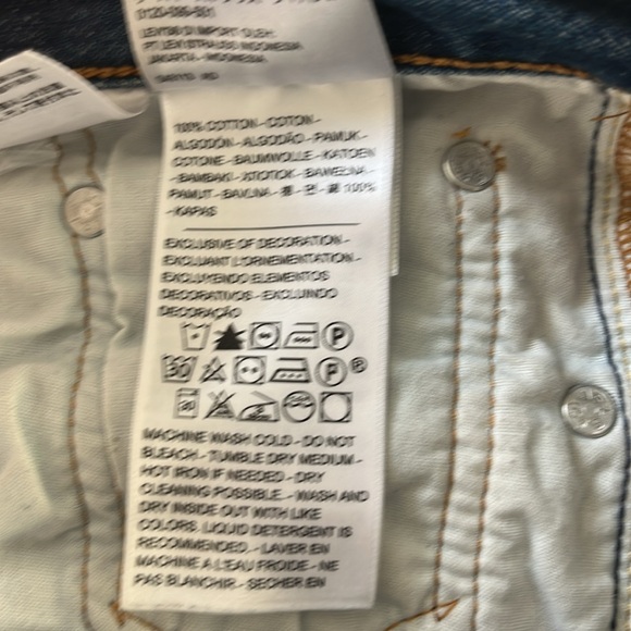 Levi’s Premium 501 Jeans Women’s Size 28x26 Distressed Button Fly - Picture 7 of 10